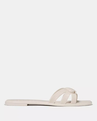 Sculpted Spade Jelly Sandals