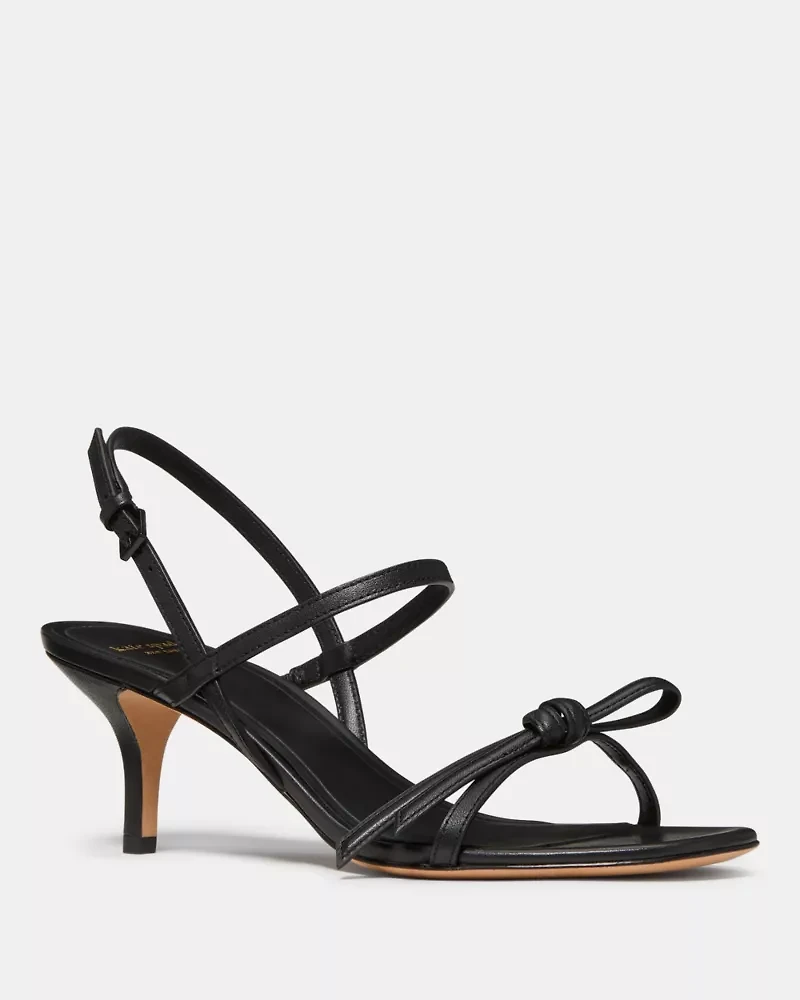 Loop Kitten Heel Sandals