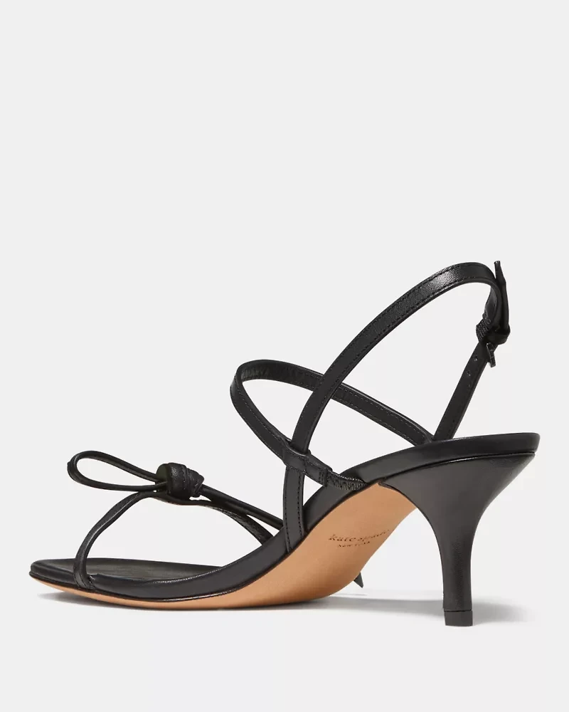 Loop Kitten Heel Sandals