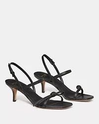 Loop Kitten Heel Sandals