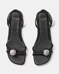 Harmony Smooth Leather Flat Sandal