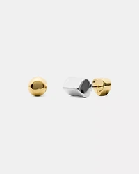 Geo Pop Front Back Studs