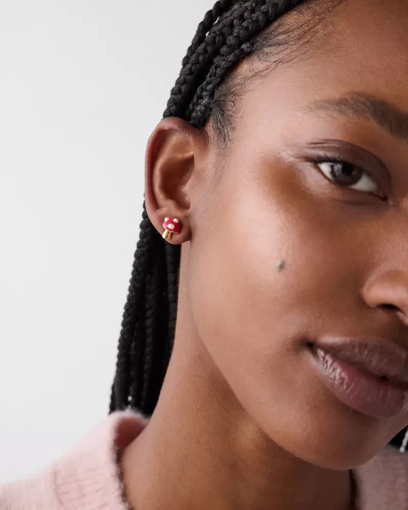 Secret Garden Mushroom Studs