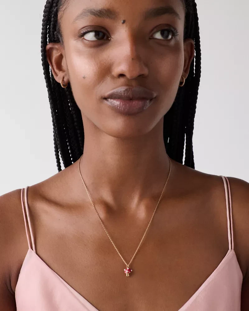 Secret Garden Mushroom Pendant