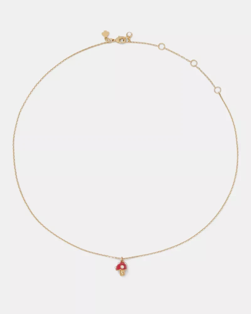 Secret Garden Mushroom Pendant