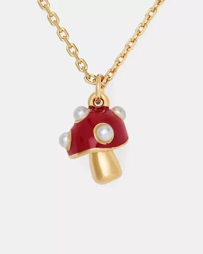 Secret Garden Mushroom Pendant