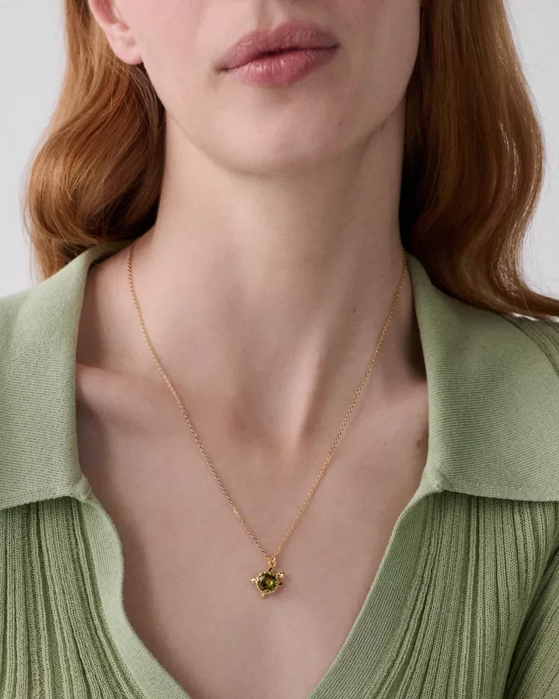 Secret Garden Turtle Pendant