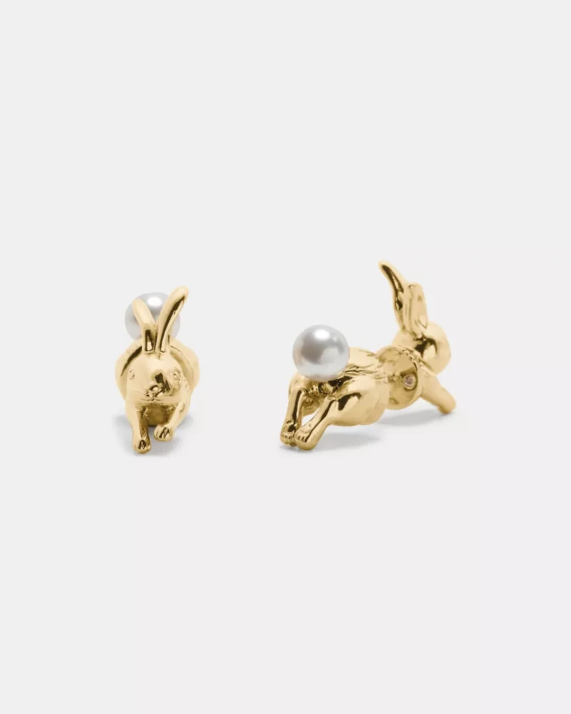 Secret Garden Front Back Bunny Studs