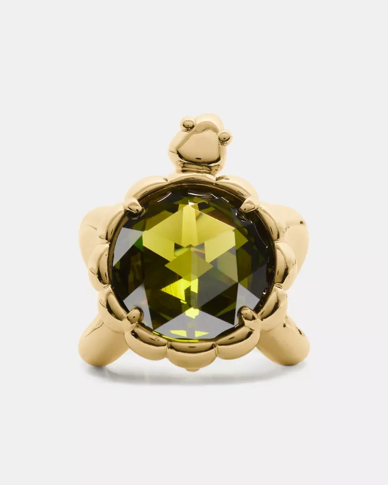 Secret Garden Turtle Ring