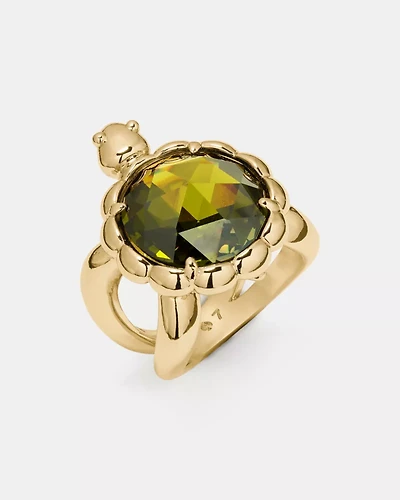 Secret Garden Turtle Ring