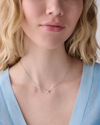 Girlie Pearlie Mini Bow Pendant