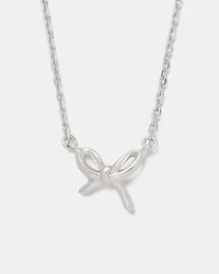 Girlie Pearlie Mini Bow Pendant