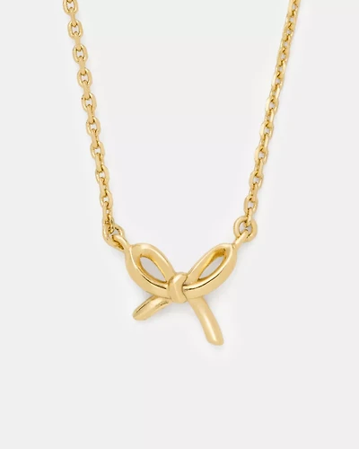 Girlie Pearlie Mini Bow Pendant