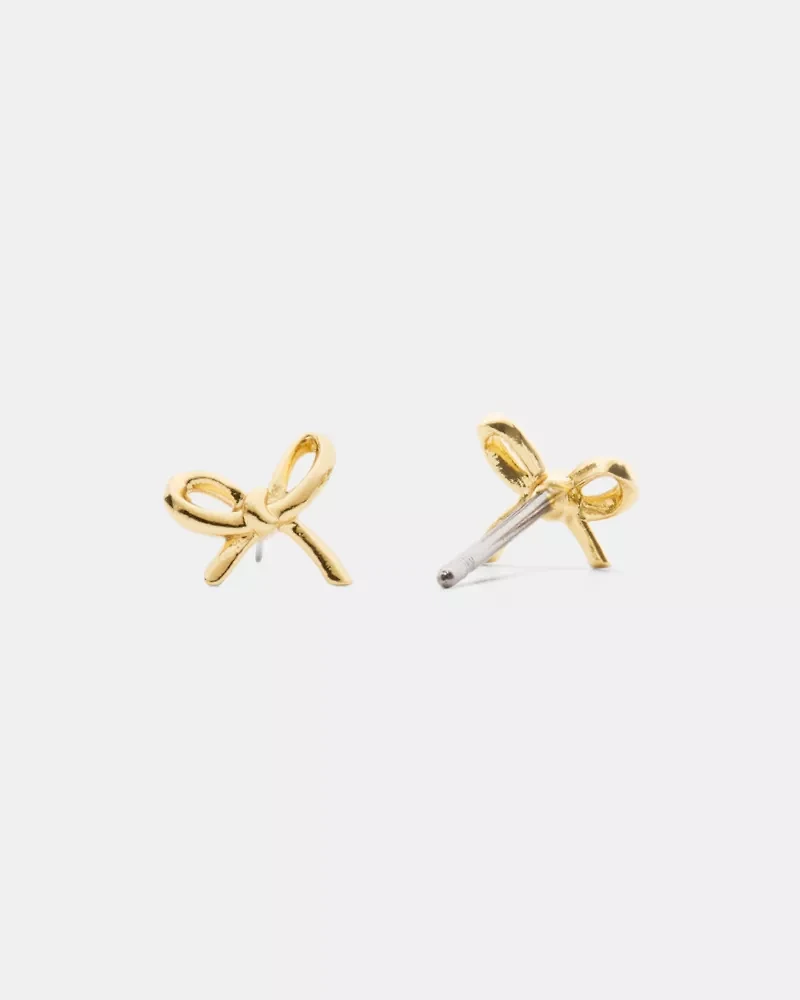 Girlie Pearlie Mini Bow Studs