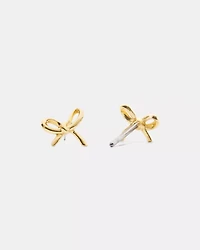 Girlie Pearlie Mini Bow Studs