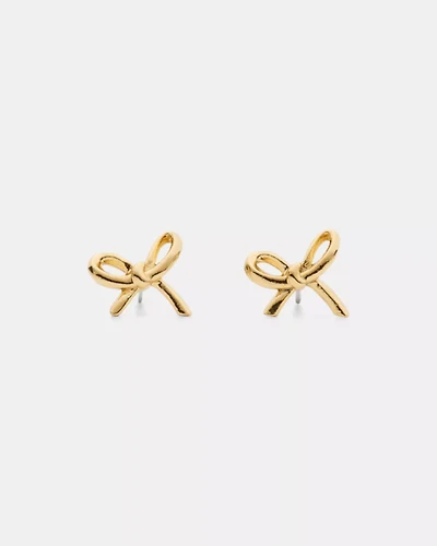 Girlie Pearlie Mini Bow Studs