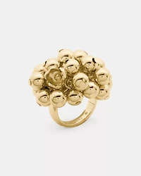 Golden Bloom Statement Ring