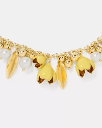 Golden Bloom Statement Necklace