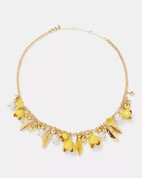 Golden Bloom Statement Necklace