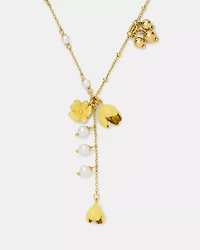 Golden Bloom Y Necklace