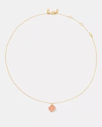 Golden Bloom Flower Pendant