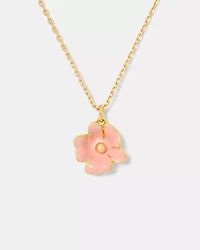 Golden Bloom Flower Pendant