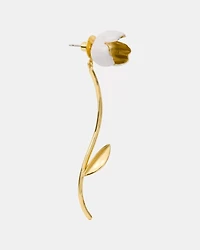 Golden Bloom Floral Statement Earrings
