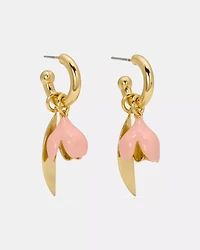 Golden Bloom Drop Earrings