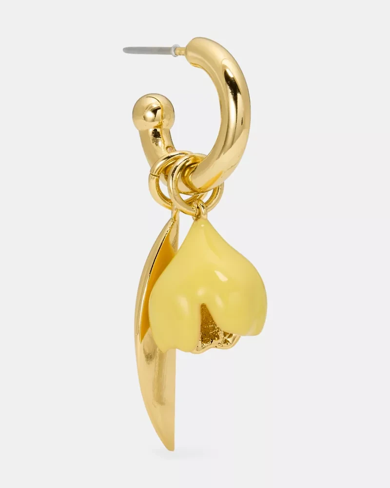 Golden Bloom Drop Earrings