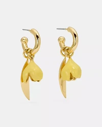 Golden Bloom Drop Earrings