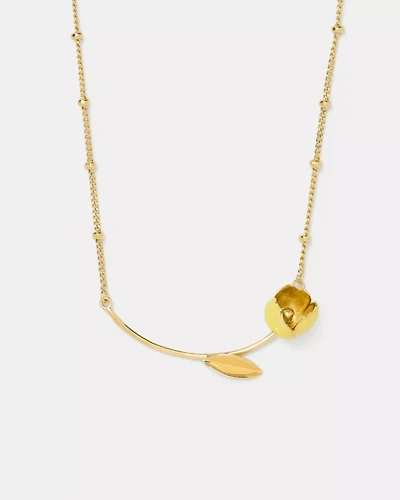 Golden Bloom Bar Pendant