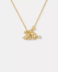 Love You, Mom Bunny Pendant