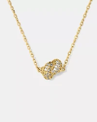 Sailor's Knot Pave Mini Pendant