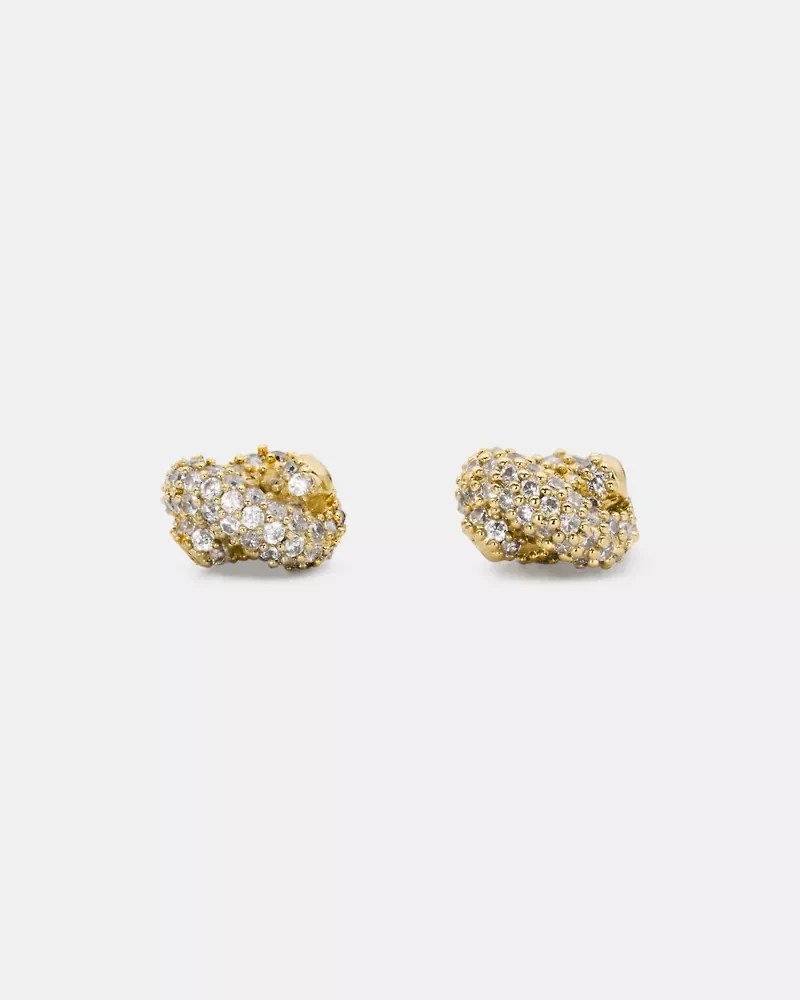 Sailor's Knot Pave Studs