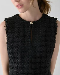 Plaza Tweed Fit And Flare Dress