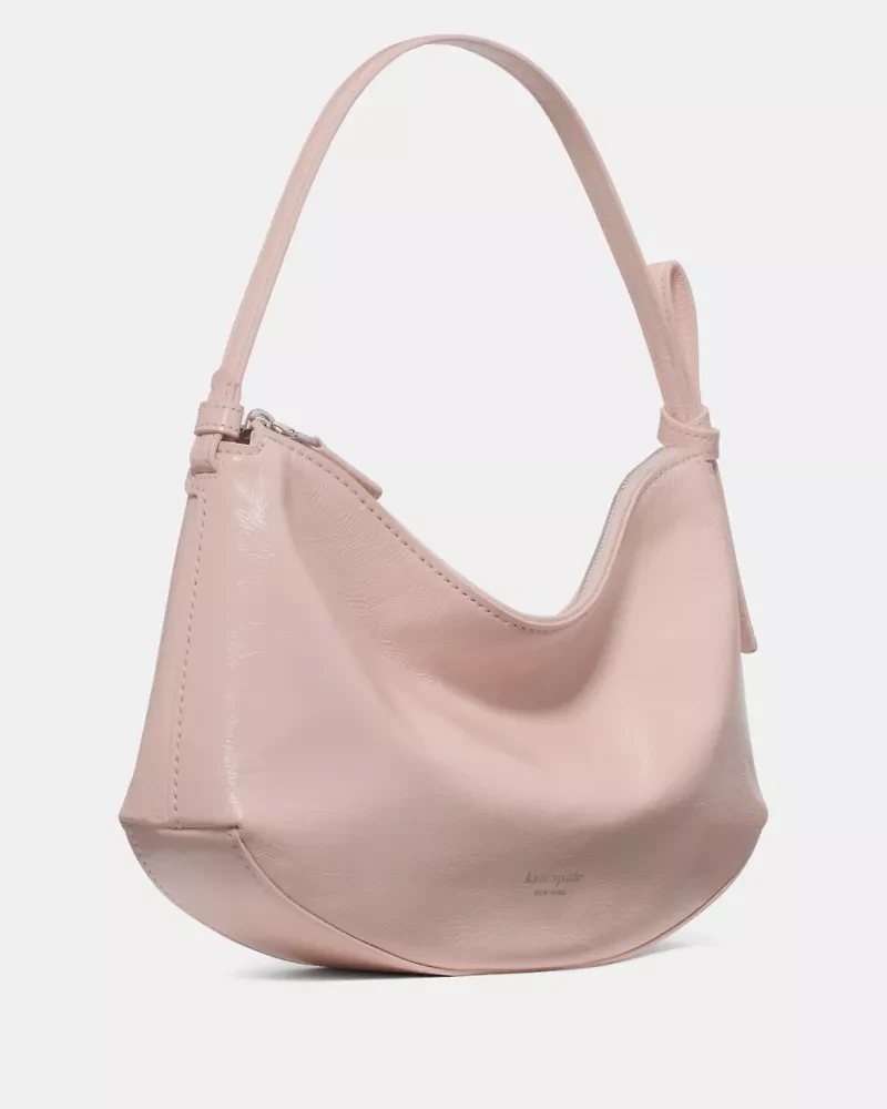 Loop Crinkle Patent Shoulder Bag