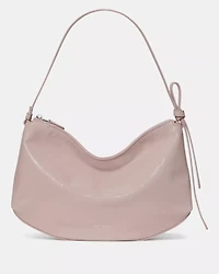 Loop Crinkle Patent Large Shoulder Bag