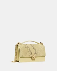 Deco Snake Embossed Mini Crossbody Bag