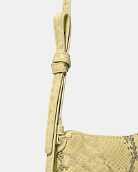 Loop Snake Embossed Crossbody Bag