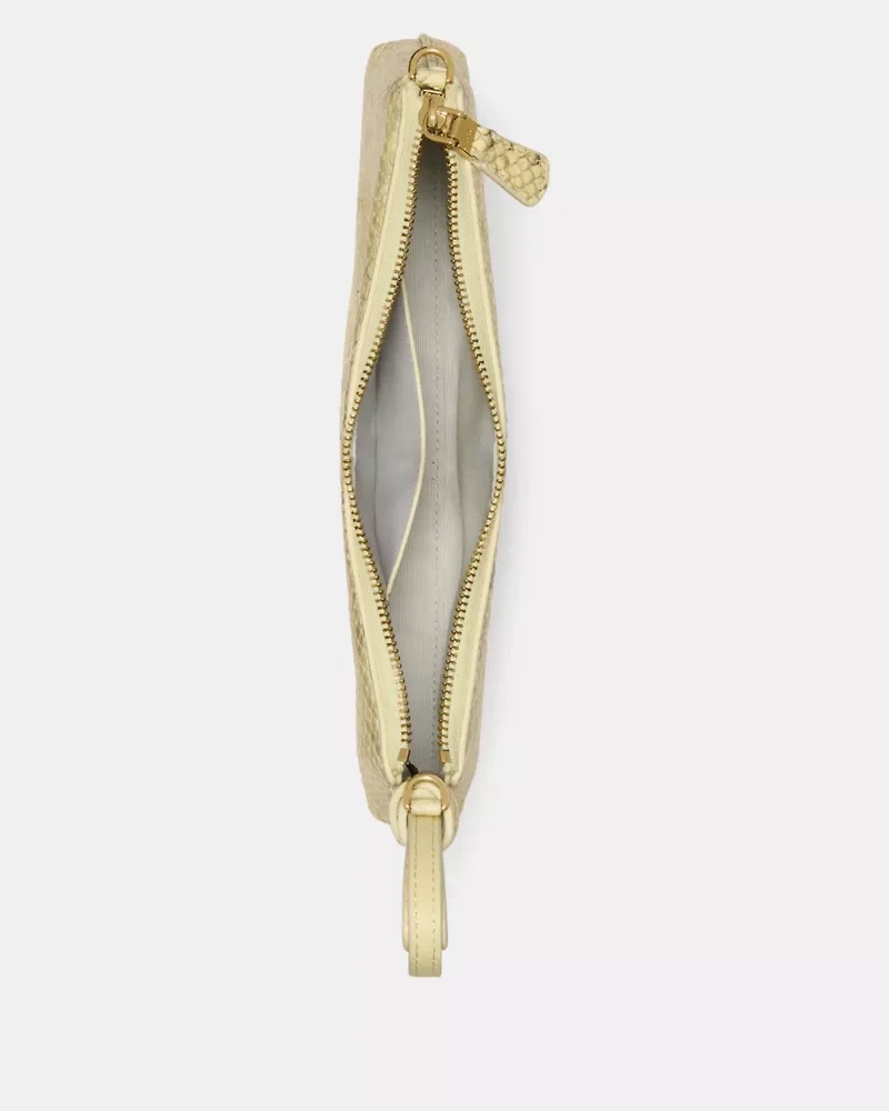 Loop Snake Emossed Pochette Bag