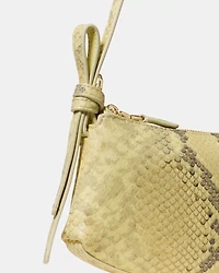 Loop Snake Emossed Pochette Bag