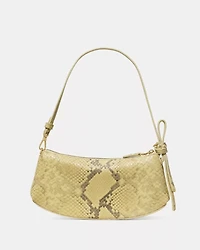 Loop Snake Emossed Pochette Bag