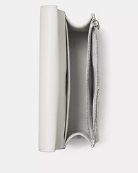 Deco Crinkle Metallic Chain Shoulder Bag