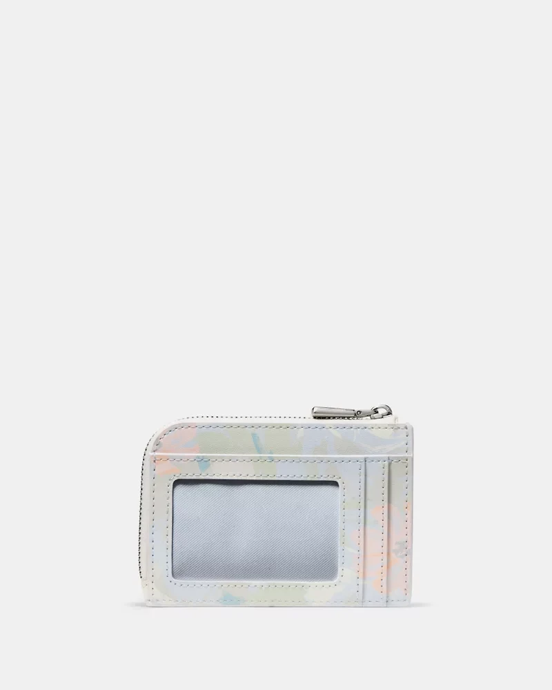Hidden Garden Mini Zip Card Case