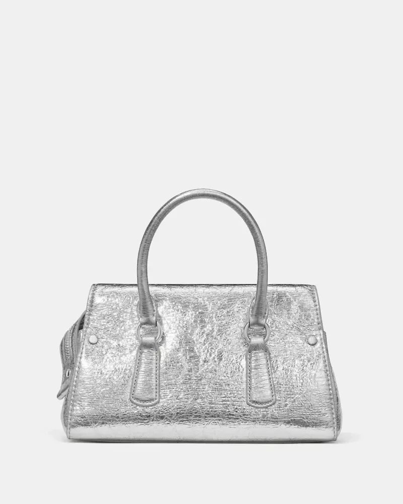 Bond Crinkle Metallic Leather Mini Bag