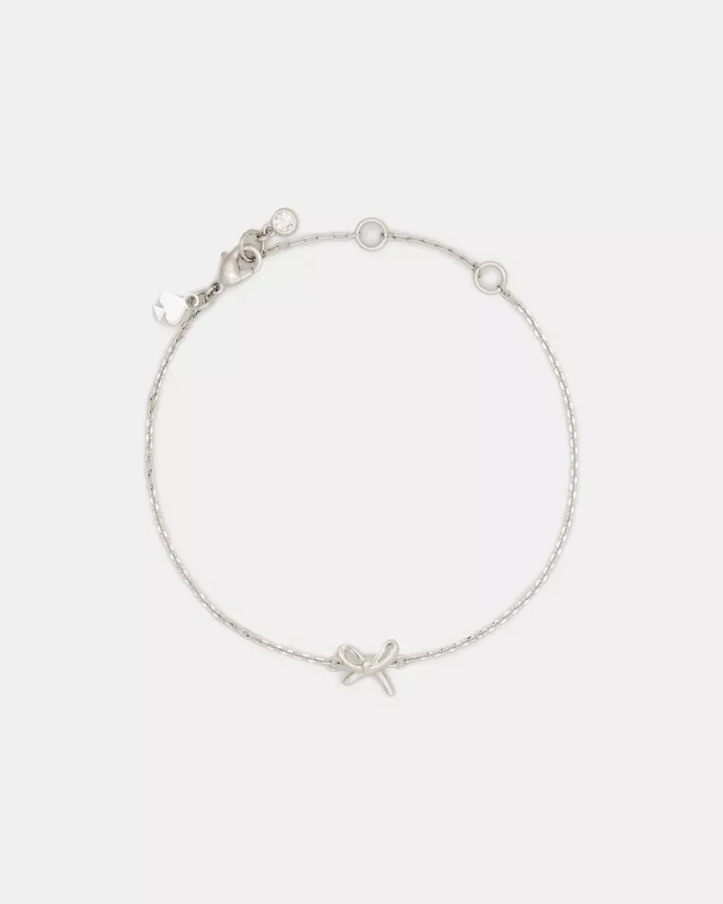 Girlie Pearlie Mini Bow Bracelet