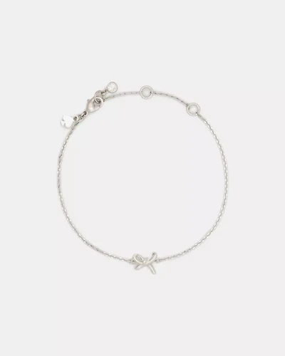 Girlie Pearlie Mini Bow Bracelet