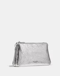 Grace Crinkle Metallic Pochette Bag