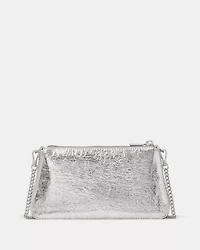 Grace Crinkle Metallic Pochette Bag