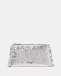 Grace Crinkle Metallic Pochette Bag